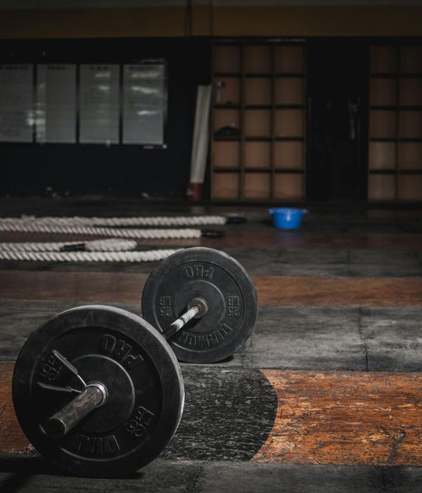 Abstract representation of physical strength and discipline foundation